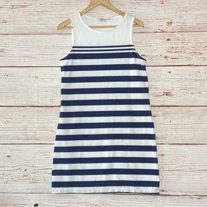 Vineyard Vines Striped Nantucket Shift Dress in Navy/White Sz S